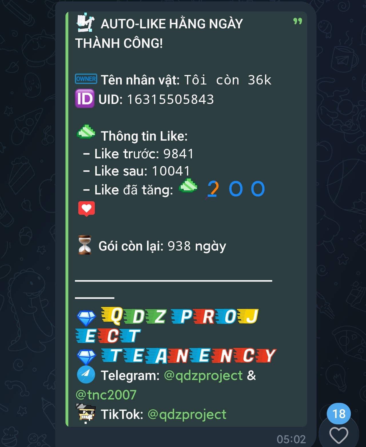 Trà Nency Buff Like FF